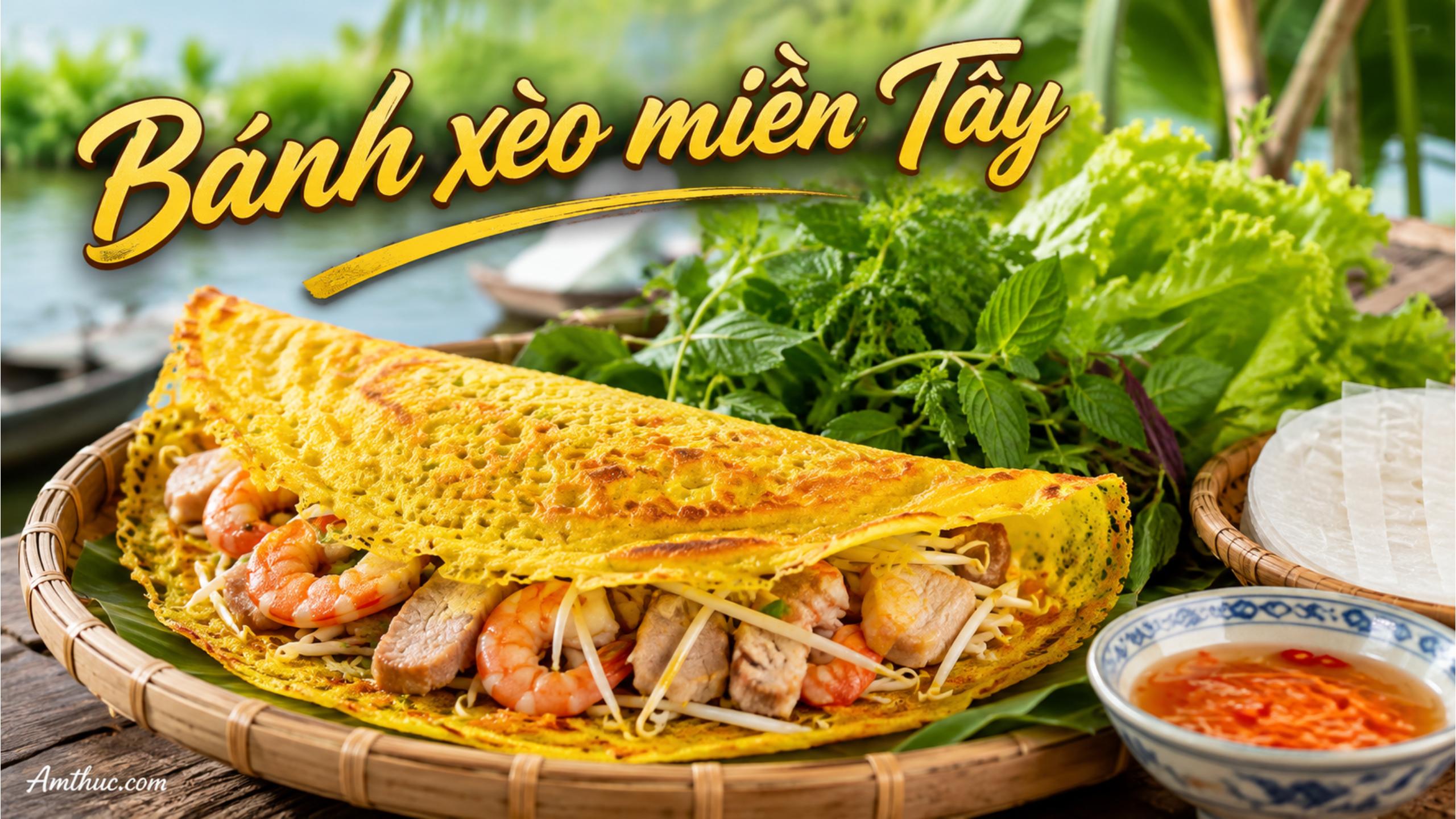 Bánh xèo miền Tây: Vì sao chiếc bánh lại lớn đến vậy?