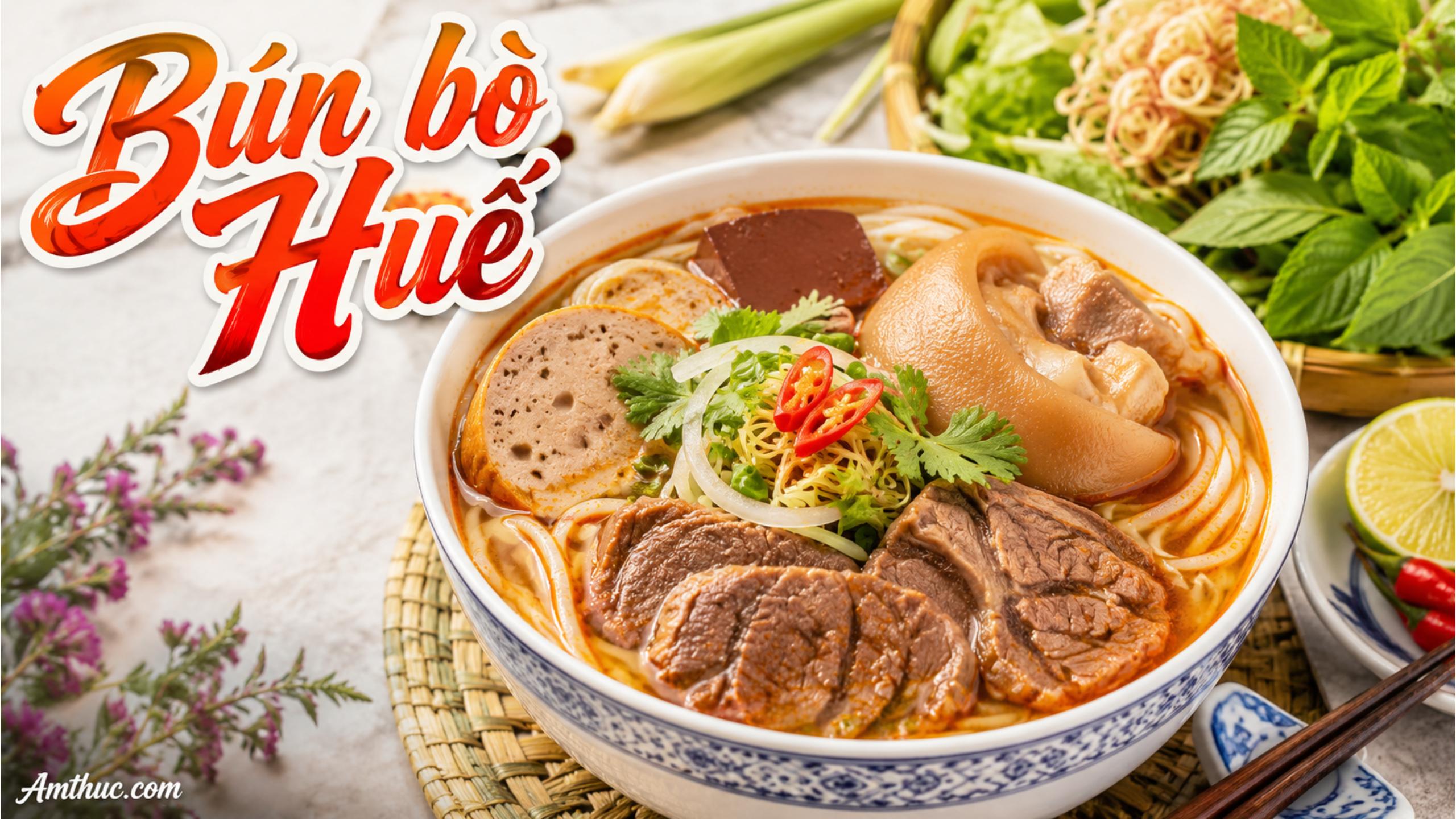 Bún bò Huế: Điểm khác biệt nằm ở mắm ruốc