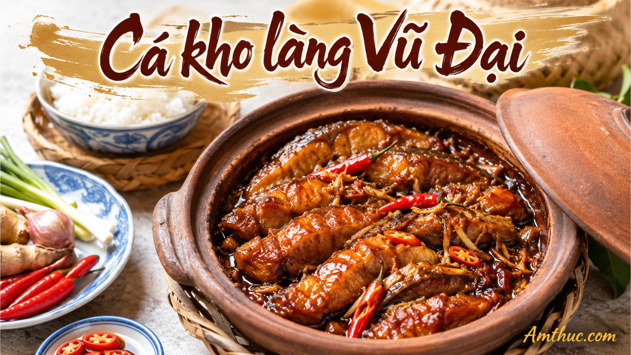 Cá kho làng Vũ Đại: Vì sao phải kho nhiều giờ?