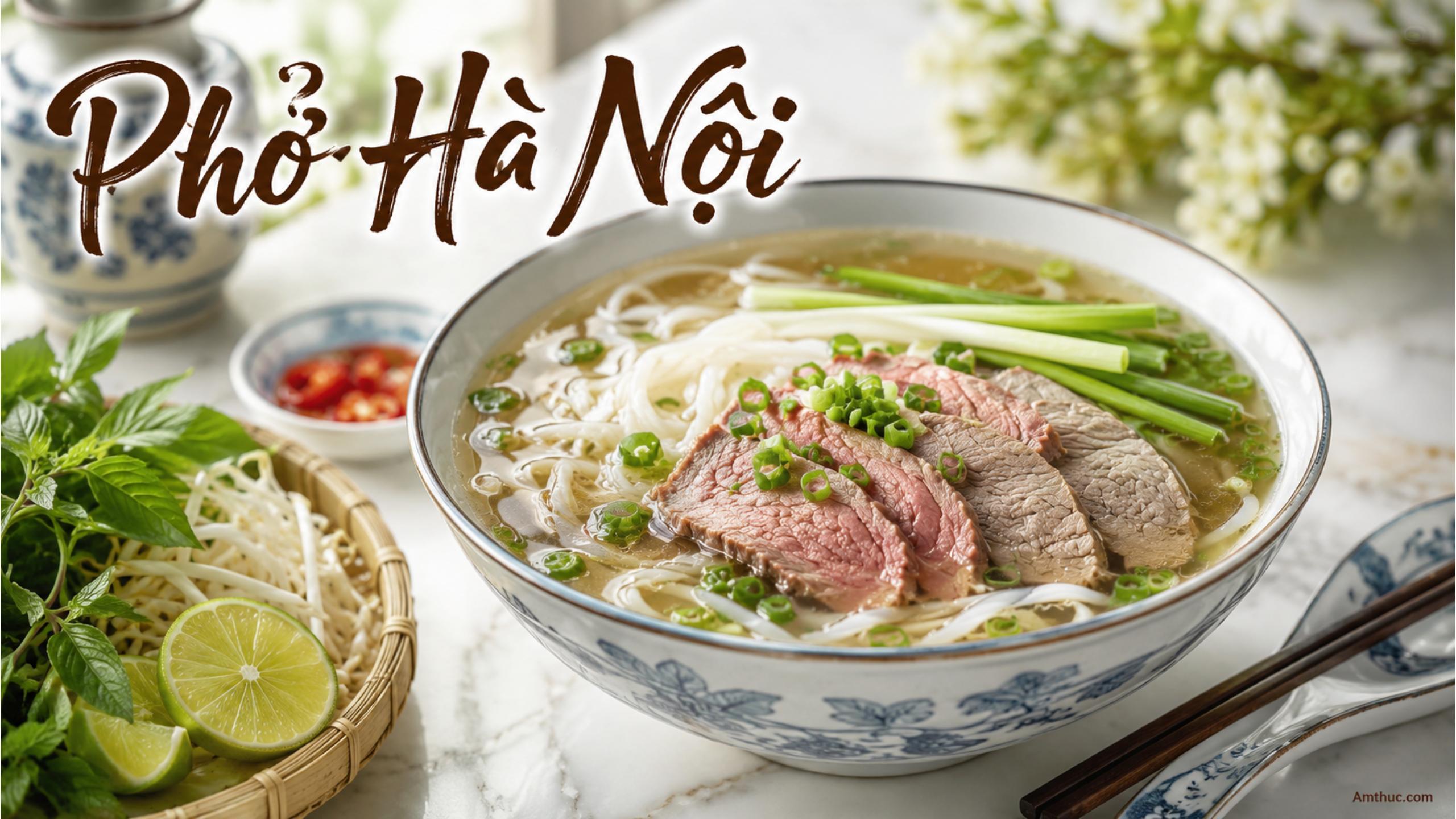 Phở Hà Nội: Vì sao nước dùng phải trong nhưng vẫn đậm vị?